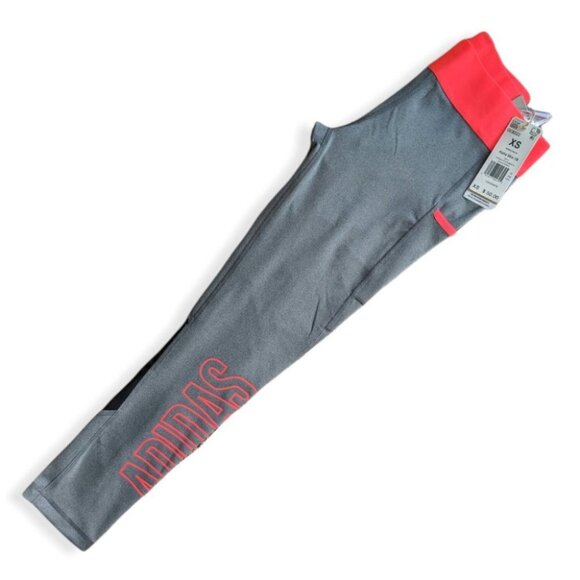 ADIDAS Pants 7/8 Tight Alpha Skin Leggings Grey Neon Pink GC8222 Women's… - Picture 3 of 8